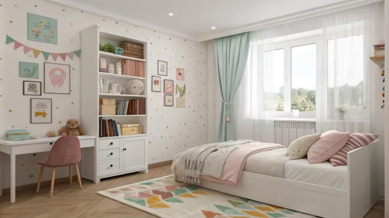 Chambre d'enfant d'un appartement à vendre , Résidence Bellevue